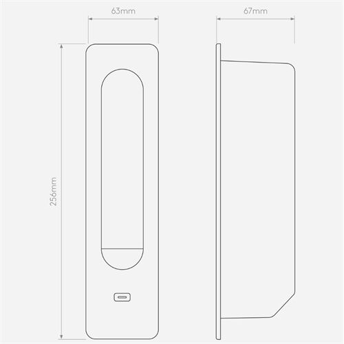astro Keta USB-C Einbauleuchte 3.2W 155Lm 2700K IP20