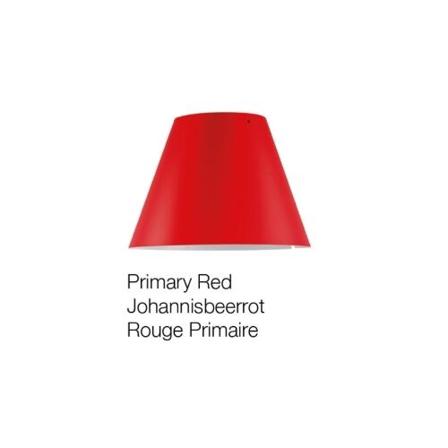 Luceplan Schirm COSTANZA D=400mm H=280mm primary red