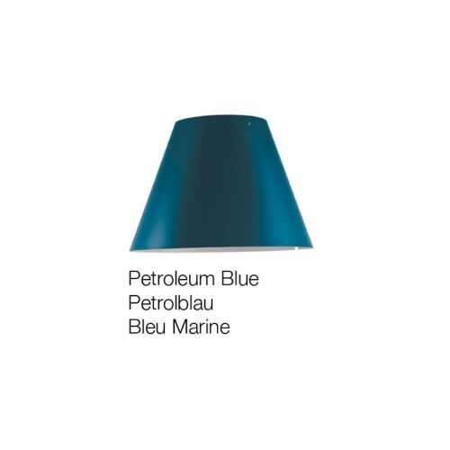 Luceplan Schirm COSTANZA D=400mm H=280mm petroleum blue
