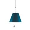 Luceplan Schirm COSTANZA D=400mm H=280mm petroleum blue
