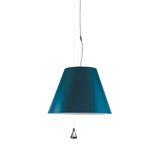 Luceplan Schirm COSTANZA D=400mm H=280mm petroleum blue