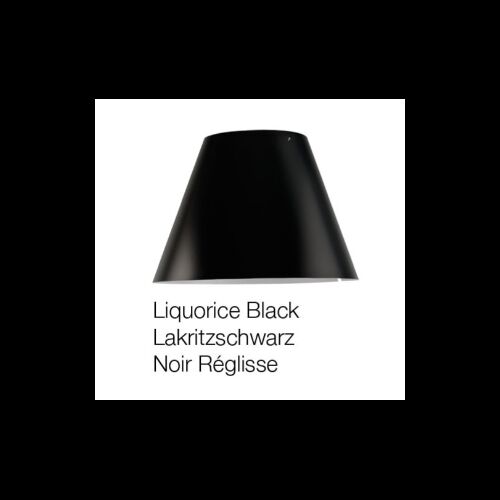 Luceplan Schirm COSTANZA D=400mm H=280mm Liquorice Black