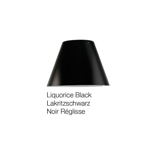 Luceplan Schirm COSTANZA D=400mm H=280mm Liquorice Black