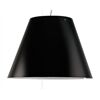 Luceplan Schirm COSTANZA D=400mm H=280mm Liquorice Black