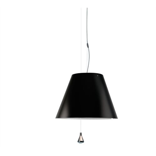 Luceplan Schirm COSTANZA D=400mm H=280mm Liquorice Black