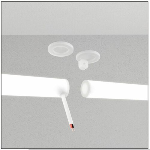 ARELUX XLOOP 25 END-Kappe D=25mm Set-seitlich