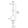 DLS BALI-S- Pendelleuchte 230V GU10 D=76 H=170mm