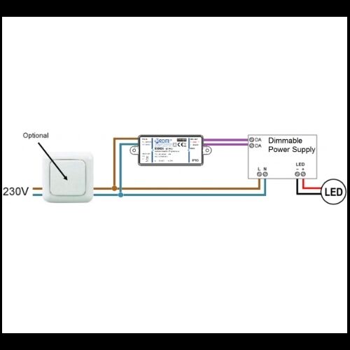 ARDITI Bluetoothmodul IP65 DALI Casambi-App