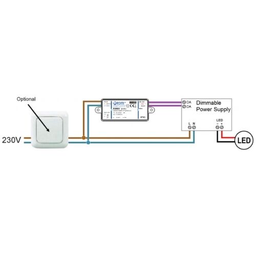 ARDITI Bluetoothmodul IP65 DALI Casambi-App