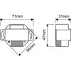 ARDITI Zweifacher Schaltaktor Bluetoothmodul Casambi-App