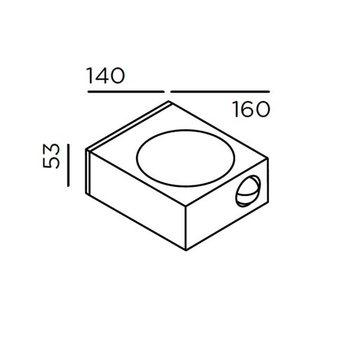 IP44.de luci control 12W/720Lm 2700K IP65