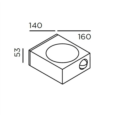 IP44.de luci control 12W/720Lm 2700K IP65