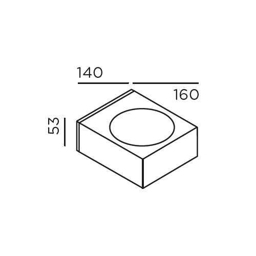 IP44.de luci Up&Down 12W/720Lm 2700K IP65 Phasedim