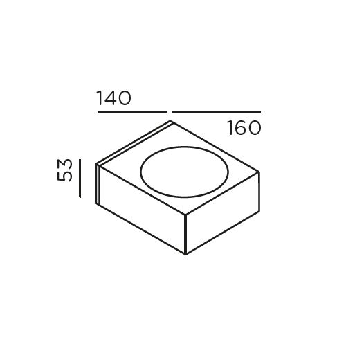 IP44.de luci Up&Down 12W/720Lm 2700K IP65 Phasedim