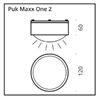Top Light Puk Maxx One 2 LED 12W 2800K 900Lm D120 H61mm