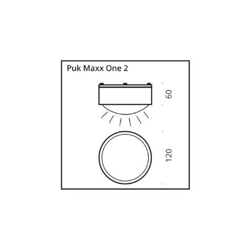 Top Light Puk Maxx One 2 LED 12W 2800K 900Lm D120 H61mm