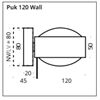 Top Light Wandleuchte Puk! 120 Wall 2x10W 1662Lm 2700K