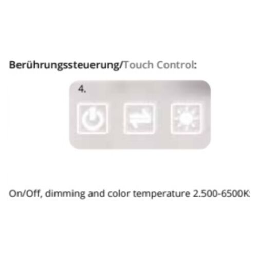 Top Light Flow Lin Lichtspiegel FLOW1 H76 B100 Dim/Tuneable