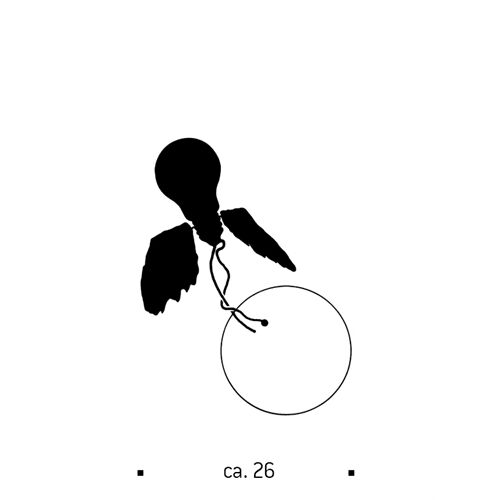 Ingo Maurer Lucellino NT 1x5W LED Birne mit Gänsefedern