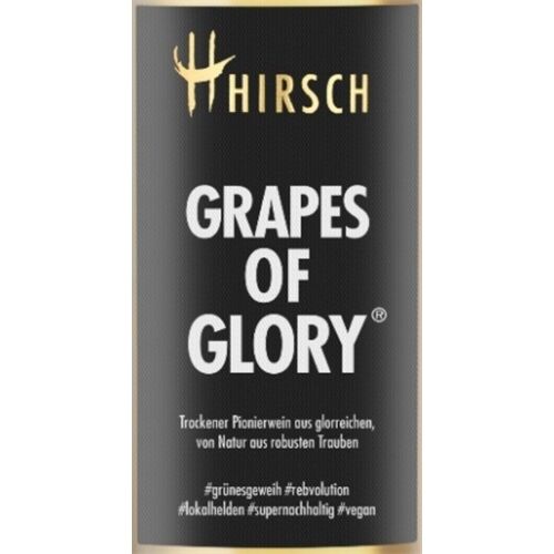 HIRSCH.wine GRAPES OF GLORY- WEISS 0,75l 13,5%Vol Piwi trocken