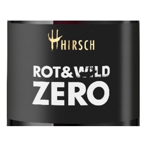 HIRSCH.wine ROT&WILD ZERO 0,75l 0,2%Vol alkoholfrei