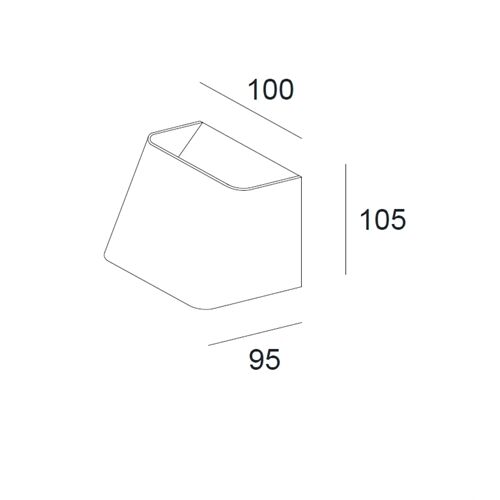 DLS SATIS LED-Wandleuchte 6W asym.Abstrahlung PhaseDim
