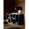 FLOS SNOOPY Tischleuchte, Marmor, Metall Fassung E27