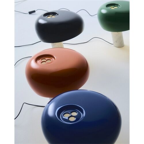 FLOS SNOOPY Tischleuchte, Marmor, Metall Fassung E27