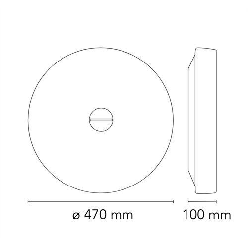FLOS BUTTON Decken-/Wandleuchte für 5xG9 LED