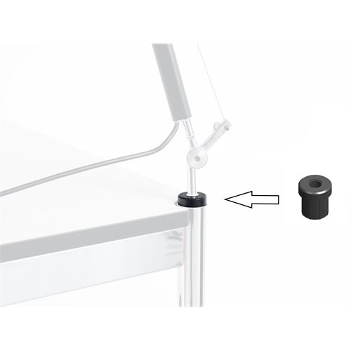 Artemide Befestigung Tolomeo für USM-Hallermöbel, Zapfen