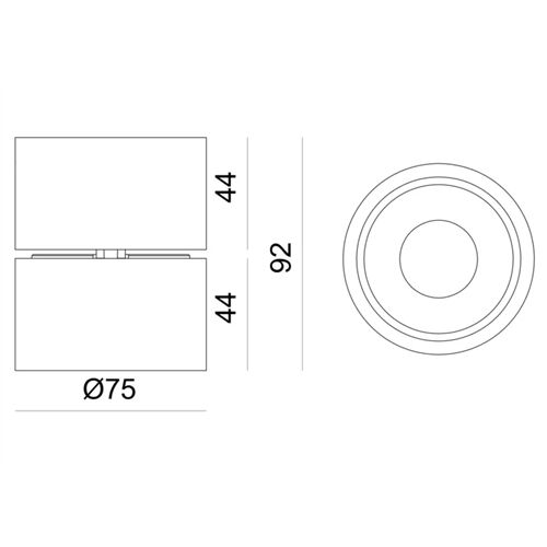DLS CLIPPO S 1x9,5W/45-915Lm/34°/1910-3000K PhaseDimb