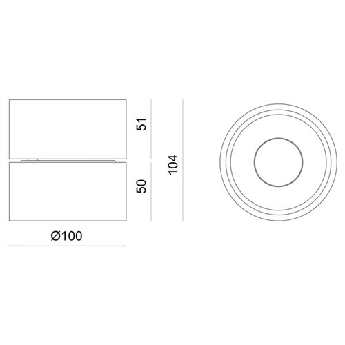 DLS CLIPPO S 1x9,5W/45-915Lm/34°/1910-3000K PhaseDimb