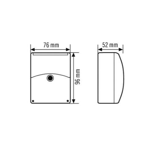ESYLUX EsyLux Dämmerungsschalter CDS-A/N 96x76x52mm
