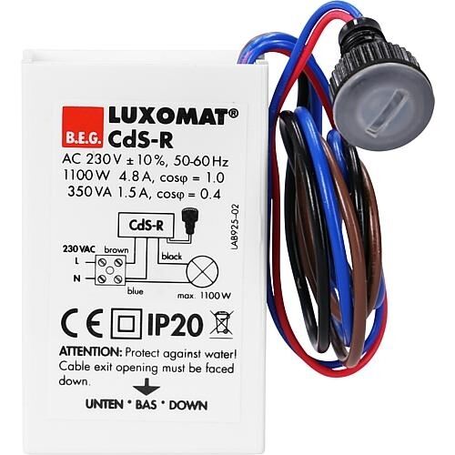 B.E.G. Dämmerungsschalter LUXOMAT CDS-R 92365