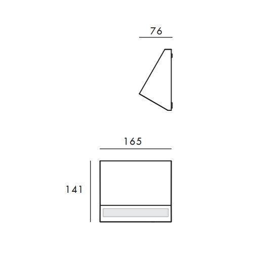 KLEWE Ecostep - 2,2W 200lm IP65 3000K 2200mAh Ra80