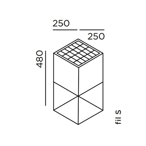 IP44.de FIL S Akku-SolarLeuchte H=480 LED 7W Dim2700-1800K