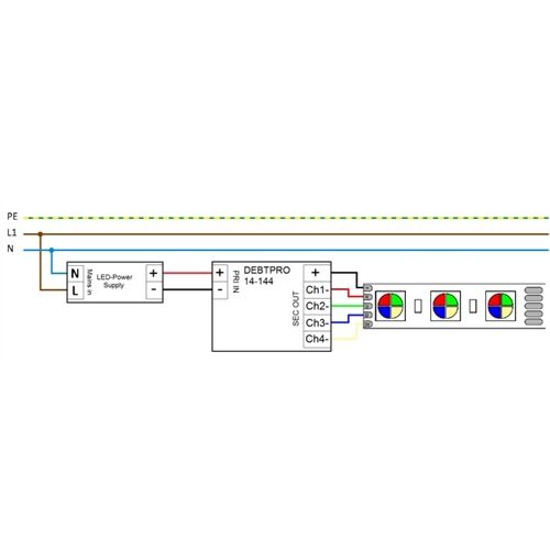ARDITI CASAMBI PWM DIMMER 4 KANAL RGBW