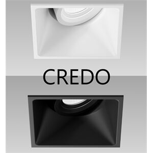 DLS CREDO Einbau 105x105mm schwb.30° Fassung Gu10