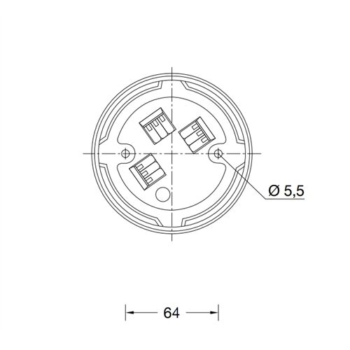 BEGA. Wand/Deckenleuchte D200mm E27 IP20