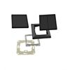 ARDITI Wandschalter Umbauset Batterielos 1xWippe 2fach
