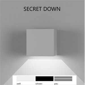DLS SECRET DOWN 3W 3000K 260Lm 10x10x10cm IP54