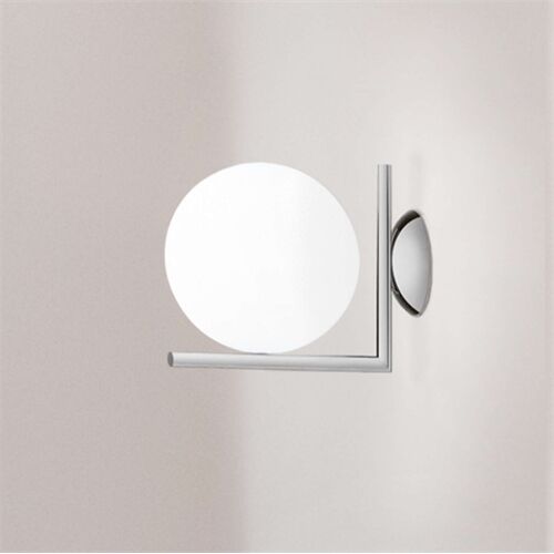 FLOS IC C/W1 Opalglaskugel weiß D=200 mit Fassung E14