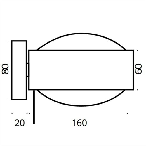 Top Light Puk! Avantgarde 160 Wall 2x10W 1340Lm 2700K