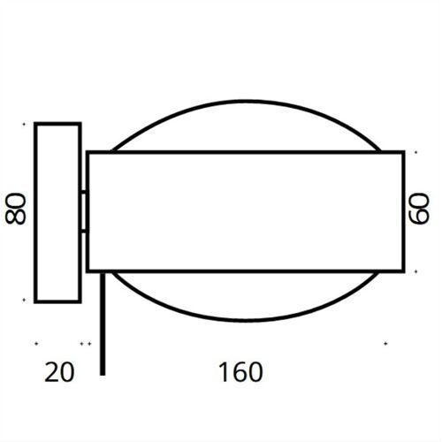 Top Light Puk! Avantgarde 160 Wall 2x10W 1340Lm 2700K