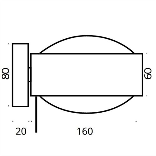 Top Light Puk! Avantgarde 160 Wall 2x10W 1340Lm 2700K