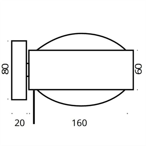 Top Light Puk! Avantgarde 160 Wall 2x10W 1340Lm 2700K