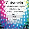MitteLicht Gutschein -35€- für unsere Artikel & Leistungen