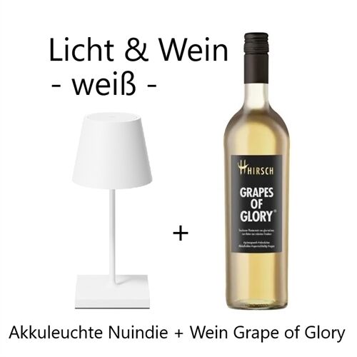 WeinRemise AkkuLeuchte Nuindi & Grapes of Glory