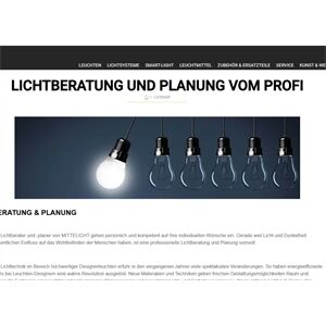 MitteLicht Online-Planung Lichsystem inkl. Konfiguration