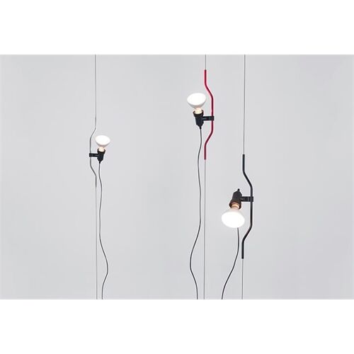 FLOS Deckendrahtseilleuchte PARENTESI Schalter, Stecker